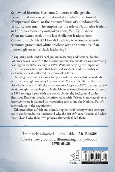 Produktbild: The Last Afrikaner Leaders