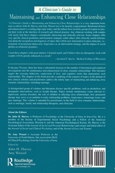 Produktbild: A Clinician's Guide to Maintaining and Enhancing Close Relationships