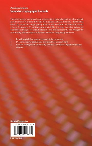 Produktbild: Symmetric Cryptographic Protocols