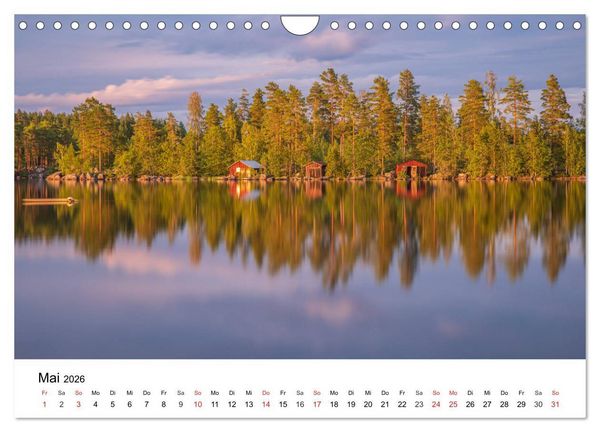 Produktbild: Schwedischer Sommer in V&auml;rmland (Wandkalender 2026 DIN A4 quer), CALVENDO Monatskalender