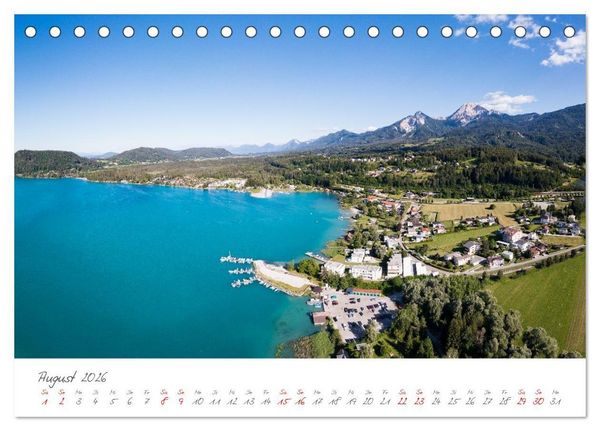 Produktbild: Der wundersch&ouml;ne Faaker See in K&auml;rnten (Tischkalender 2026 DIN A5 quer), CALVENDO Monatskalender