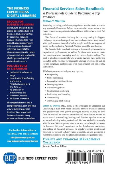 Produktbild: Financial Services Sales Handbook