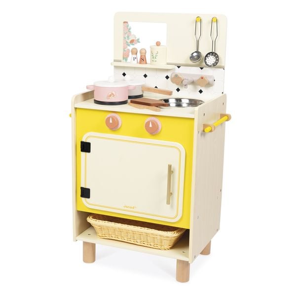 Produktbild: Kinderherd " Liebe Omama" aus Holz &ndash; Spielk&uuml;che mit Backofen