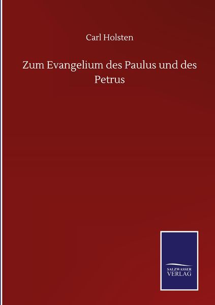 Produktbild: Zum Evangelium des Paulus und des Petrus