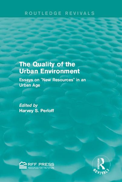 Produktbild: The Quality of the Urban Environment
