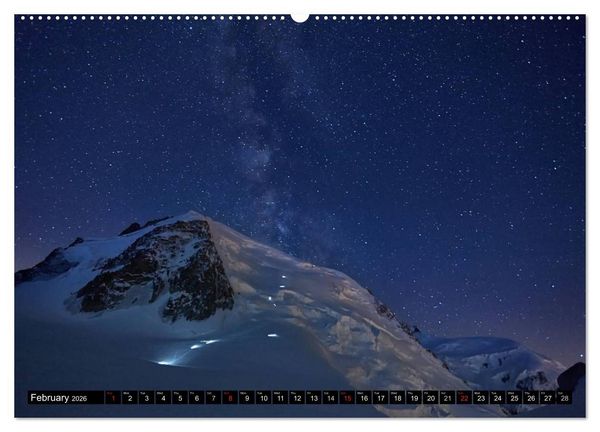 Produktbild: Magical Night Skies (High Quality Premium Wall Calendar 2026 DIN A2 landscape),CALVENDO 12 Month Wall Calendar