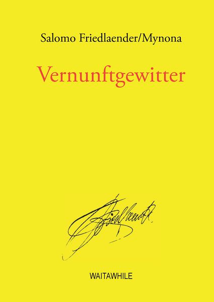 Produktbild: Vernunftgewitter