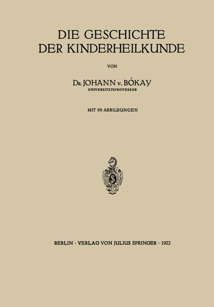 Produktbild: Die Geschichte der Kinderheilkunde