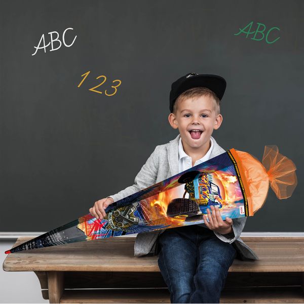 Produktbild: Motivschult&uuml;te 85cm, Monstertruck Fire