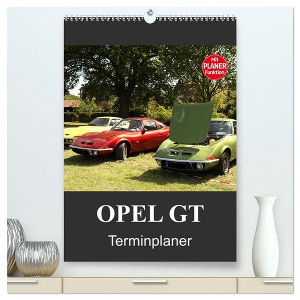 Produktbild: Opel GT Terminplaner (hochwertiger Premium Wandkalender 2026 DIN A2 hoch), Kunstdruck in Hochglanz