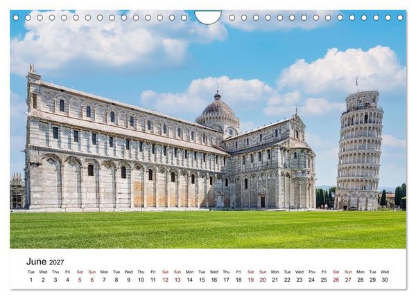 Produktbild: Dazzling Italy (Wall Calendar 2027 DIN A4 landscape), CALVENDO 12 Month Wall Calendar