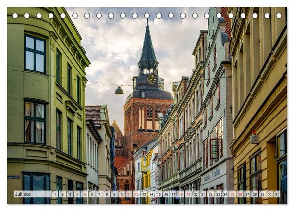 Produktbild: G&uuml;strow Impressionen (Tischkalender 2026 DIN A5 quer), CALVENDO Monatskalender