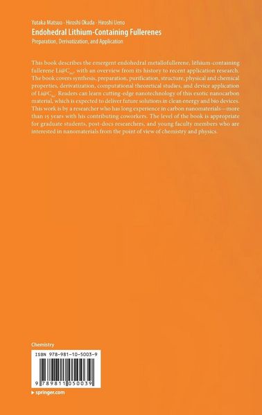 Produktbild: Endohedral Lithium-containing Fullerenes