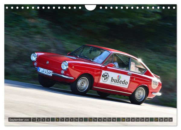 Produktbild: OLDTIMER BERGRENNEN - Kleine Flitzer (Wandkalender 2026 DIN A4 quer), CALVENDO Monatskalender