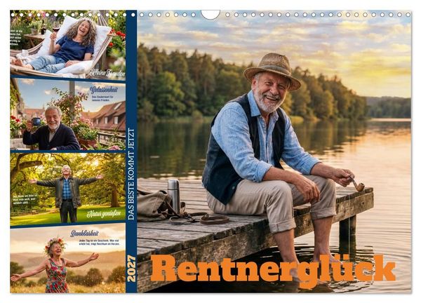 Produktbild: Rentnergl&uuml;ck (Wandkalender 2027 DIN A3 quer), CALVENDO Monatskalender