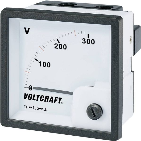 Produktbild: VOLTCRAFT AM-72x72/300V AM-72x72/300V Analog-Einbaumessger&auml;t AM-72x72/300V 300V Drehspule