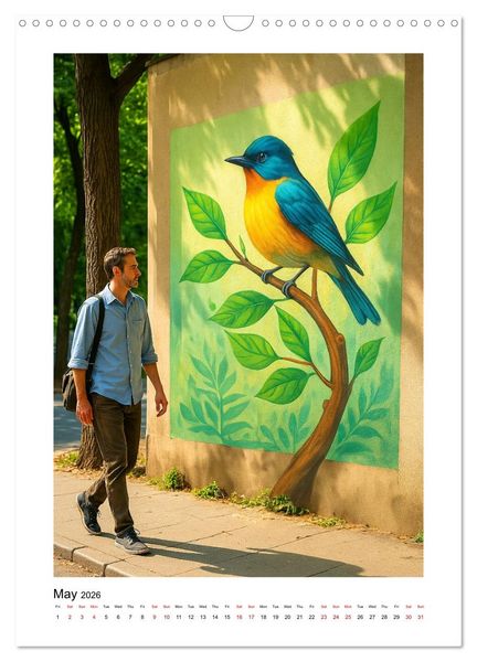 Produktbild: Facades tell Stories (Wall Calendar 2026 DIN A3 portrait), CALVENDO 12 Month Wall Calendar