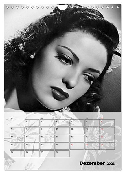 Produktbild: Filmstars der goldenen Leinwandjahre (Wandkalender 2026 DIN A4 hoch), CALVENDO Monatskalender