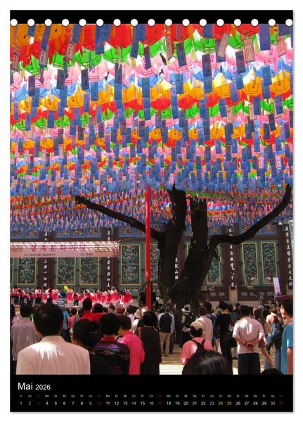Produktbild: S&uuml;dkorea &ndash; Impressionen (Tischkalender 2026 DIN A5 hoch), CALVENDO Monatskalender