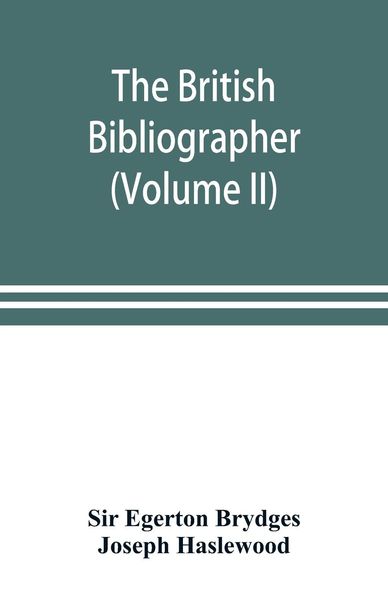 Produktbild: The British bibliographer (Volume II)