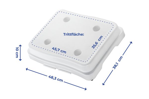 Produktbild: Bad-Stufe 1er, 38,1 x 48,3 x 10 cm