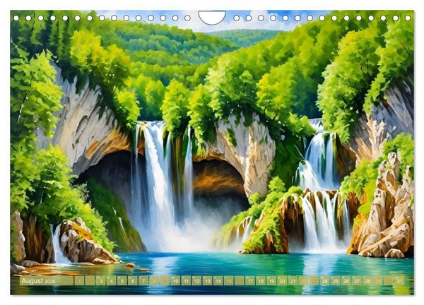 Produktbild: Urlaubsparadies Kroatien (Wandkalender 2026 DIN A4 quer), CALVENDO Monatskalender
