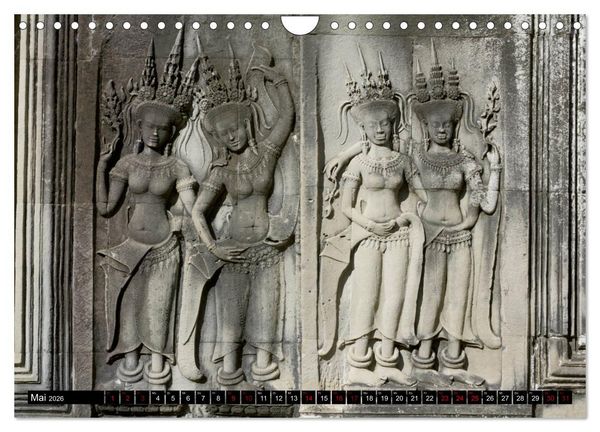 Produktbild: Angkor - Mythos im Reich der Khmer (Wandkalender 2026 DIN A4 quer), CALVENDO Monatskalender