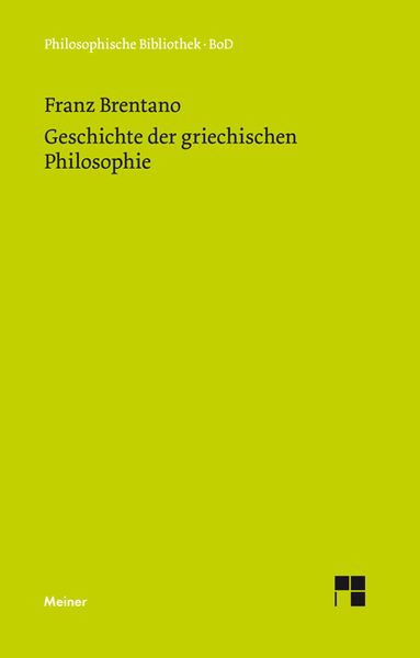 Produktbild: Geschichte der griechischen Philosophie