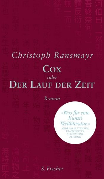 Cox, Gebundene Ausgabe von Christoph Ransmayr, S. Fischer Verlag, 9783100829511