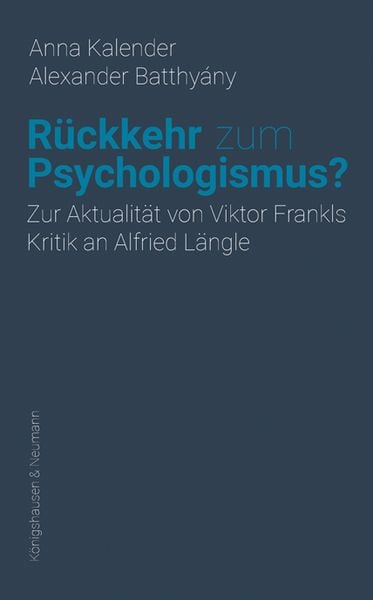 Produktbild: R&uuml;ckkehr zum Psychologismus?