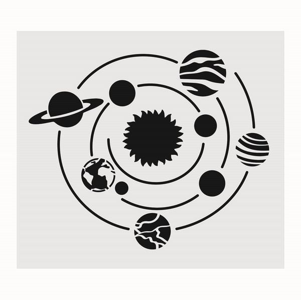 Produktbild: Schablonen Weltraum (MQ6)