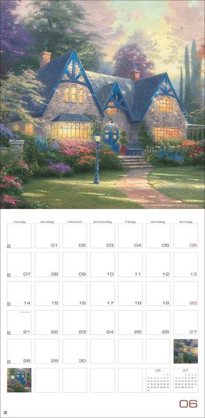 Produktbild: Thomas Kinkade: Land of Light Broschurkalender 2027