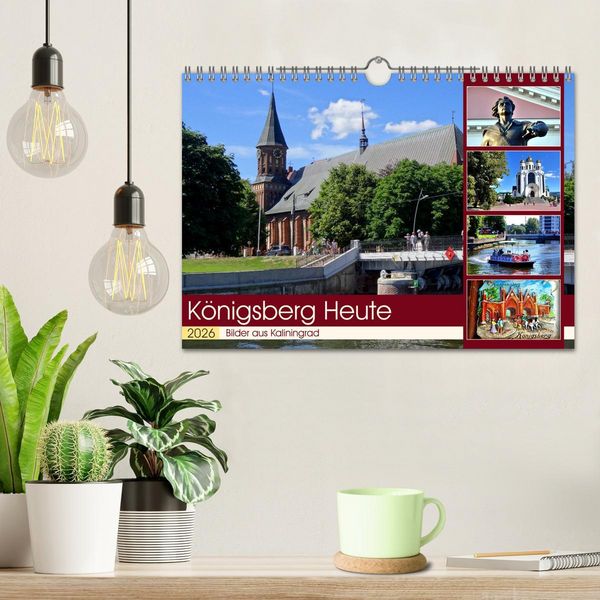 Produktbild: K&Ouml;NIGSBERG HEUTE - Bilder aus Kaliningrad (Wandkalender 2026 DIN A4 quer), CALVENDO Monatskalender