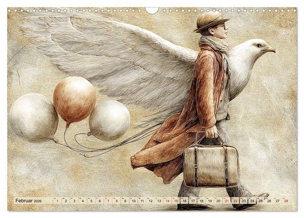 Produktbild: Freiheit hat Fl&uuml;gel (Wandkalender 2026 DIN A3 quer), CALVENDO Monatskalender