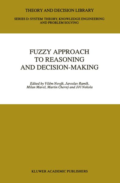 Produktbild: Fuzzy Approach to Reasoning and Decision-Making