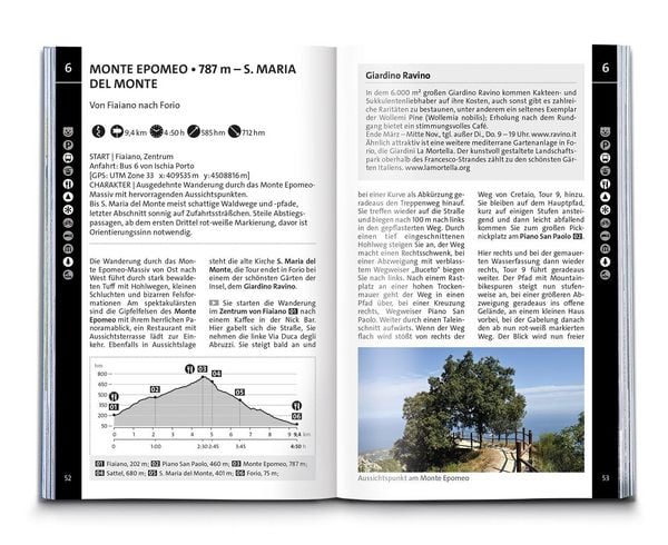 Produktbild: KOMPASS Wanderf&uuml;hrer Golf von Neapel, Ischia, Capri, Halbinsel Sorrent, Amalfi-K&uuml;ste und Cilento, 60 Touren