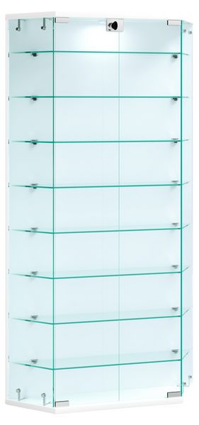 Produktbild: Wandvitrine H&auml;ngevitrine Glasvitrine Benila XL