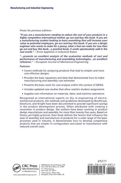 Produktbild: Product Design for Manufacture and Assembly