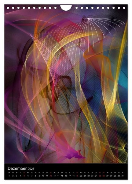 Produktbild: Mehrfarben von Nico Bielow (Wandkalender 2027 DIN A4 hoch), CALVENDO Monatskalender