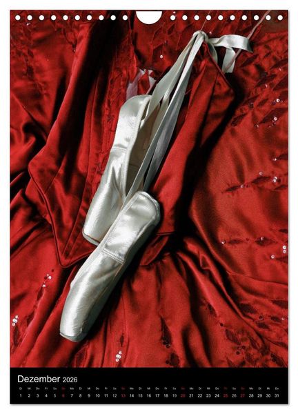 Produktbild: Ballett (CH-Version) (Wandkalender 2026 DIN A4 hoch), CALVENDO Monatskalender