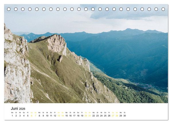 Produktbild: Asturien - Von der K&uuml;ste bis zu den Gipfeln Europas (Tischkalender 2026 DIN A5 quer), CALVENDO Monatskalender
