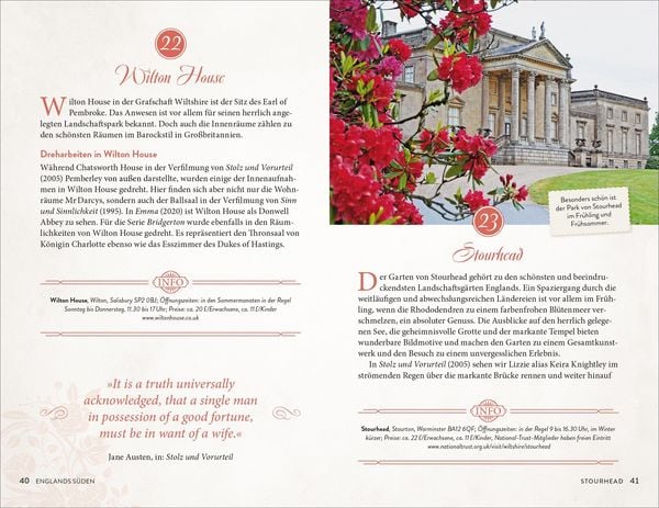 Produktbild: Der inoffizielle Jane Austen Reisef&uuml;hrer