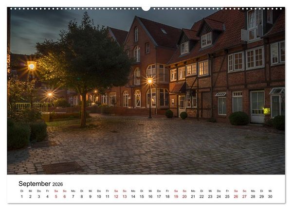 Produktbild: Buxtehude - Eine Perle in Niedersachsen (hochwertiger Premium Wandkalender 2026 DIN A2 quer), Kunstdruck in Hochglanz
