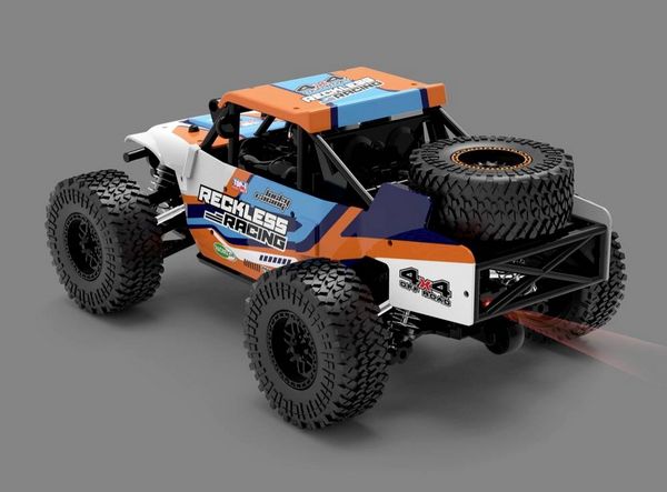 Produktbild: Absima Rock Racer Reckless Orange Brushed 1:20 RC Modellauto Elektro Truggy Allradantrieb (4WD) RtR 2,4 GHz