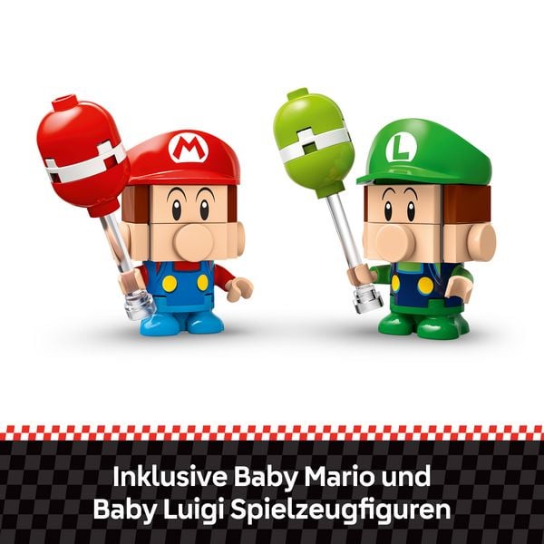 Produktbild: LEGO Super Mario: Mario Kart &ndash; Baby Mario vs. Baby Luigi, Spielset 72034