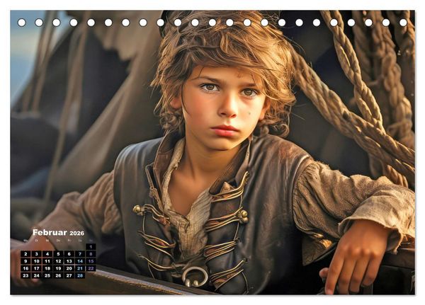 Produktbild: Piraten - Eine unsterbliche Faszination (Tischkalender 2026 DIN A5 quer), CALVENDO Monatskalender