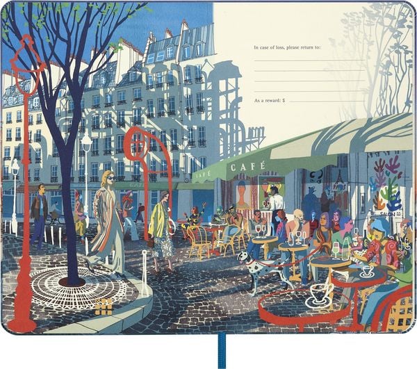 Produktbild: Moleskine I AM the city Paris Notizbuch limitierte Ausgabe, L/A5, liniert, fester Einband