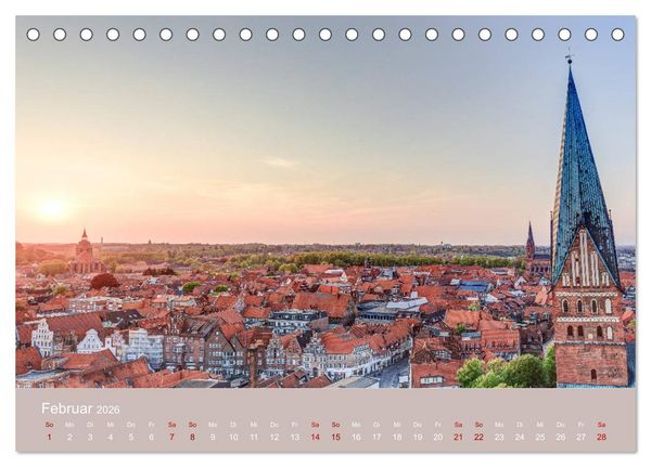 Produktbild: Fantastisches L&uuml;neburg (Tischkalender 2026 DIN A5 quer), CALVENDO Monatskalender