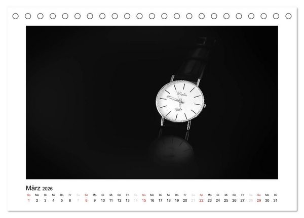 Produktbild: Uhren aus aller Welt (Tischkalender 2026 DIN A5 quer), CALVENDO Monatskalender