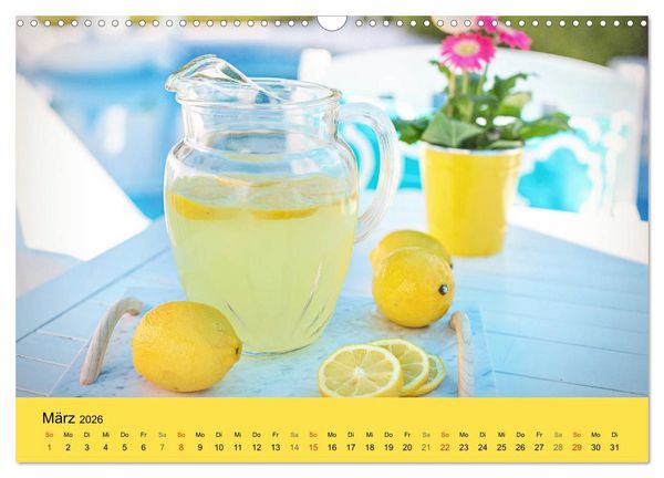 Produktbild: Gibt das Leben dir Zitronen, frag nach Zucker und Gew&uuml;rzen! (Wandkalender 2026 DIN A3 quer), CALVENDO Monatskalender